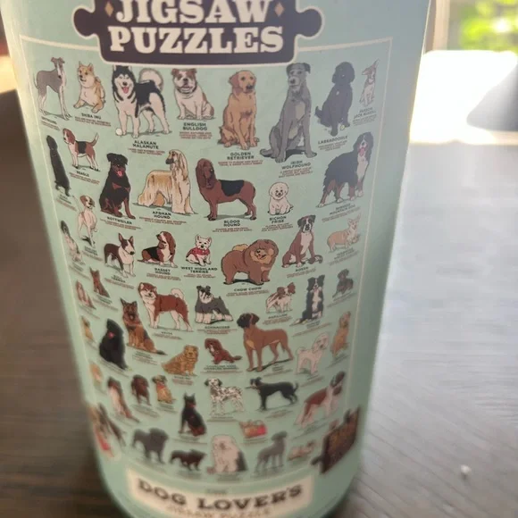 Dog Lovers Jigsaw Puzzle - Blue - Picture 2 of 6
